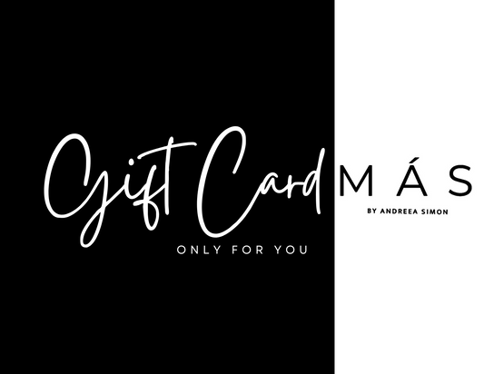 MÁS BY ANDREEA SIMON : GIFT CARD  Eco-Friendly Clothing"