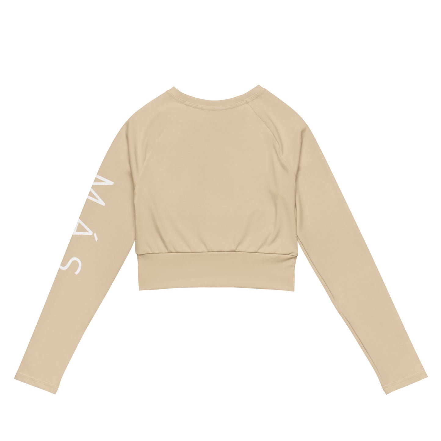 MÁS BY ANDREEA SIMON Recycled long-sleeve crop top