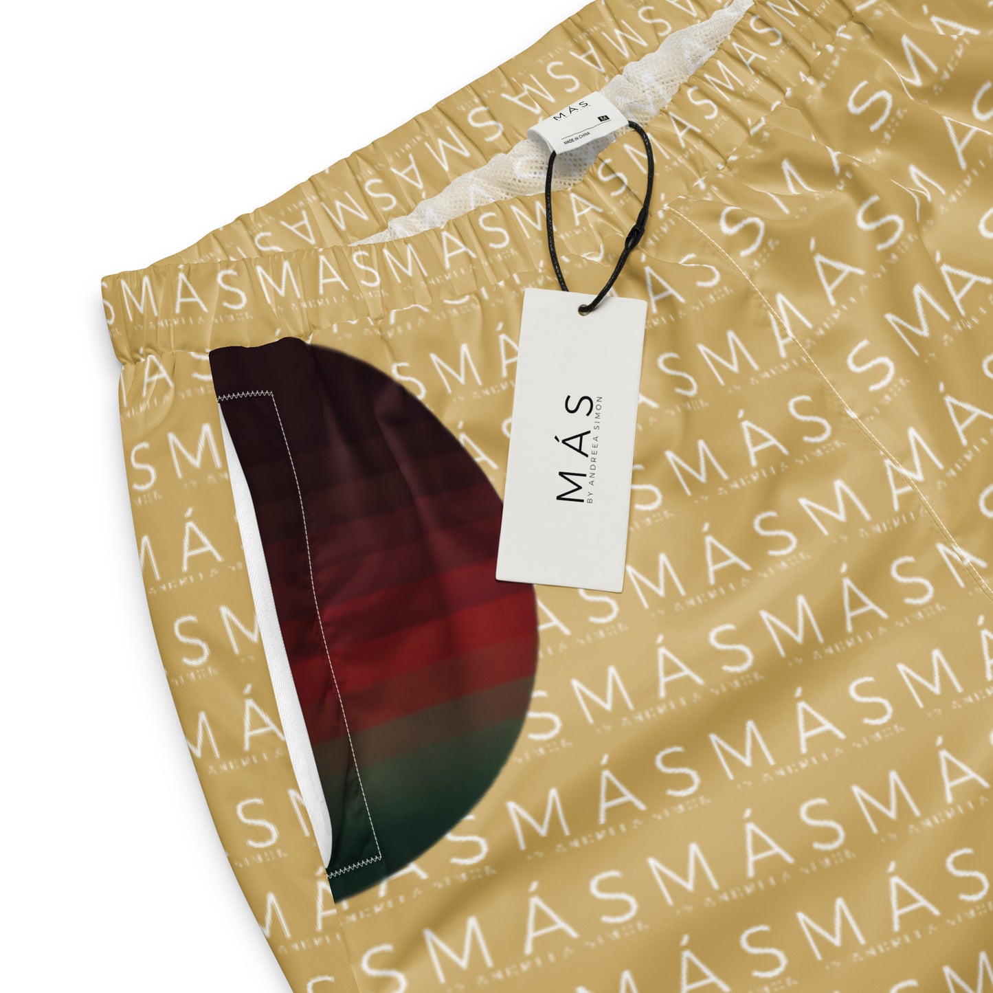 MÁS BY ANDREEA SIMON Bold Style Unisex Track Pants - Sand Collection