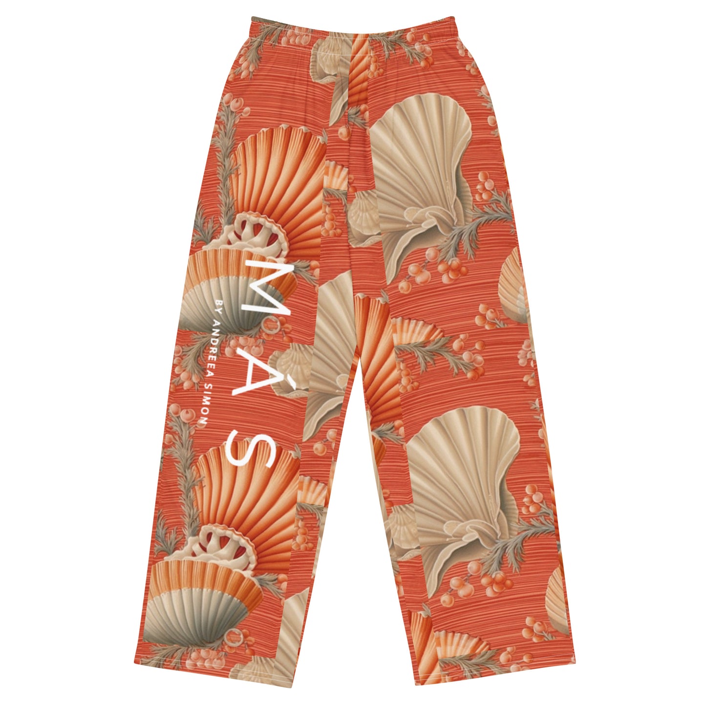 All-over print unisex wide-leg pants
